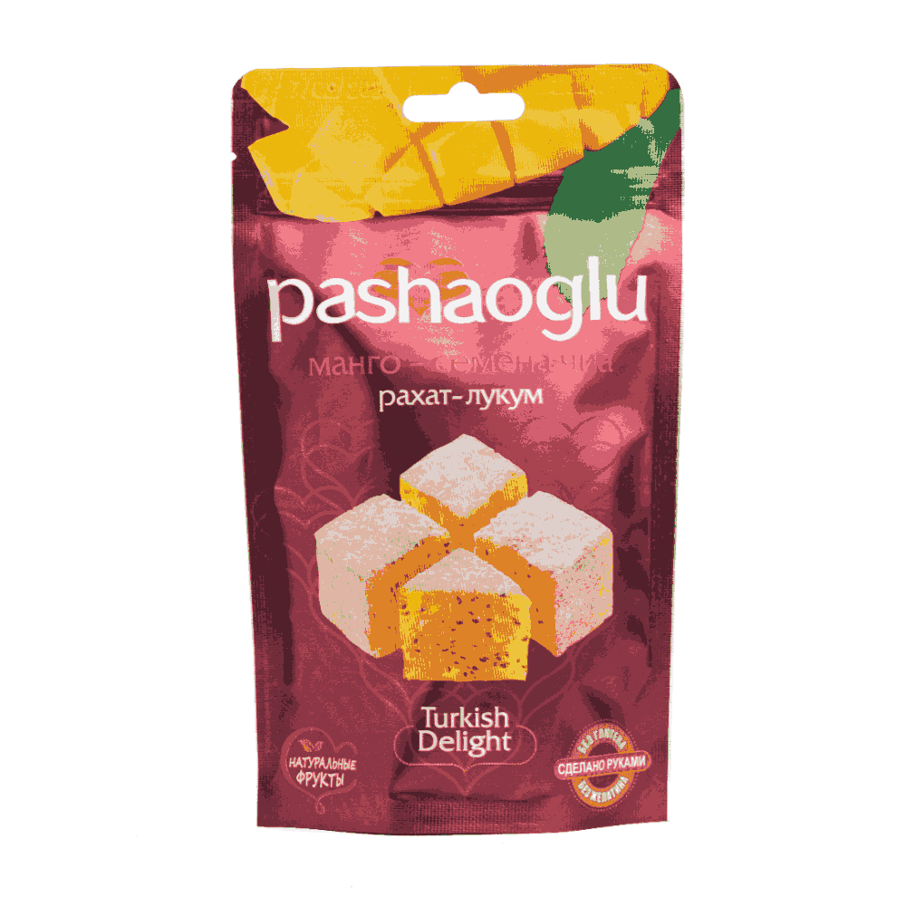 РАХАТ-ЛУКУМ PASHAOGLU МАНГО СЕМЕНА ЧИА 150ГР