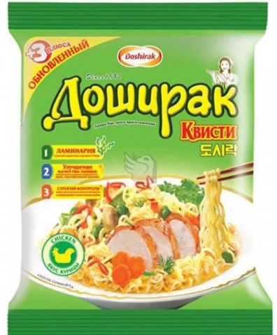 ЛАПША ДОШИРАК КВИСТИ КУРИЦА 70ГР