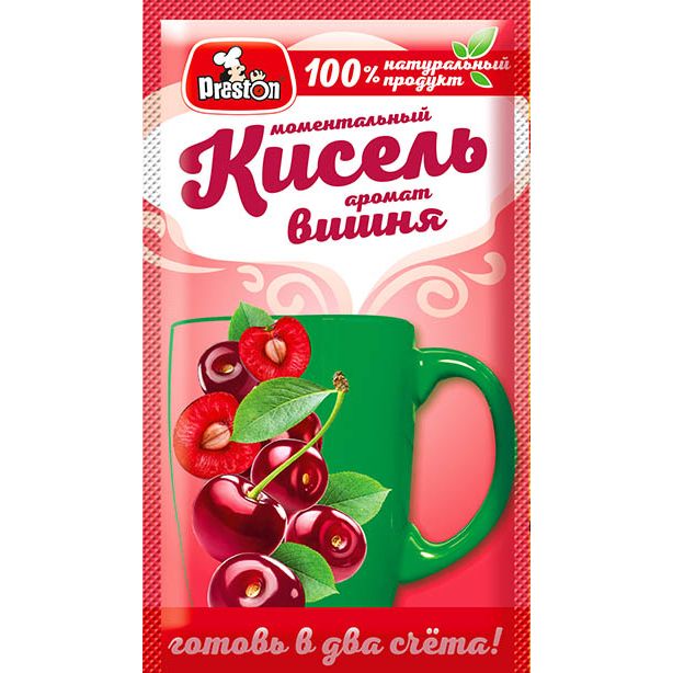 КИСЕЛЬ ВИШНЯ М/П ПРЕСТОН 30Г