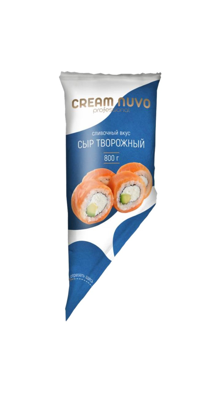 СЫР ТВОРОЖНЫЙ SERVOLUX PROFESSIONAL МДЖ 65% ПАКЕТ (РУКАВ) 800ГР