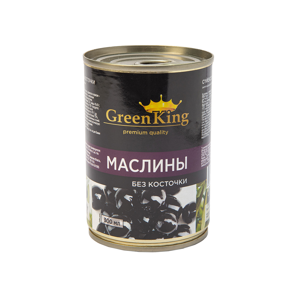 МАСЛИНЫ ГРИН КИНГ Б/К Ж/Б 300МЛ