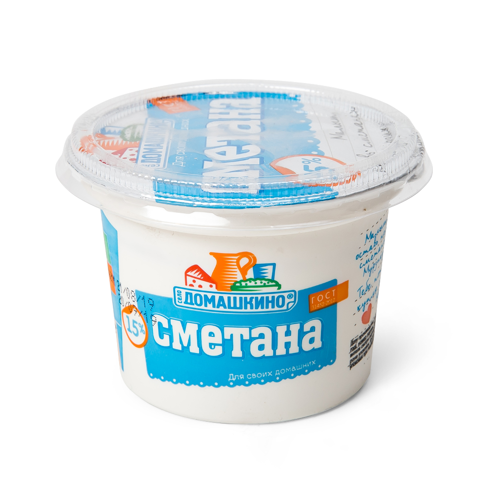 БЗМЖ СМЕТАНА СЕЛО ДОМАШКИНО 15% 170ГР СТАКАН БЗМЖ СМЕТАНА СЕЛО ДОМАШКИНО 15% 170ГР СТАКАН
