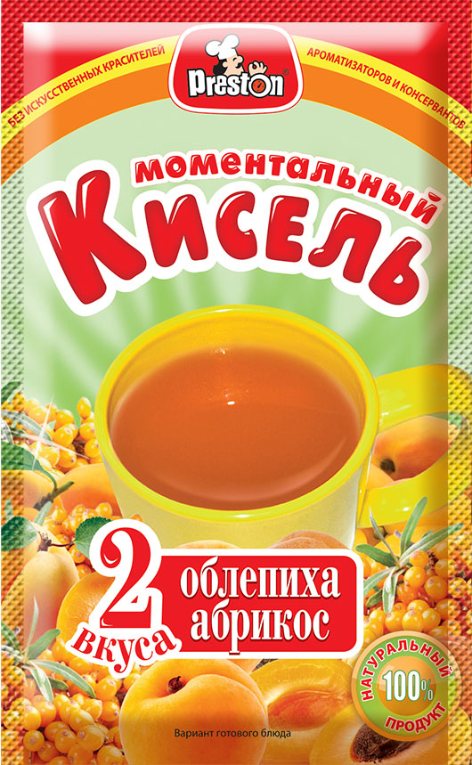КИСЕЛЬ ОБЛЕПИХА/АБРИКОС М/П ПРЕСТОН 30Г