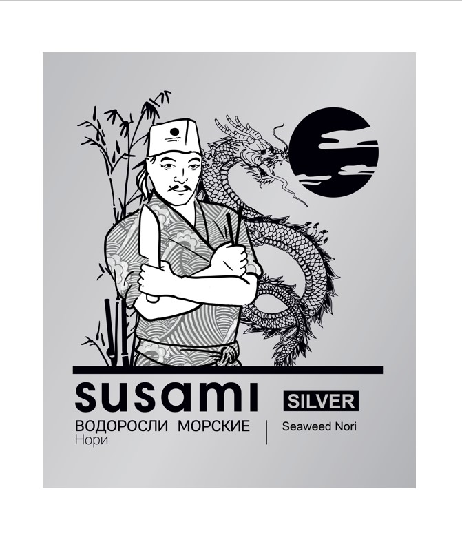 ВОДОРОСЛИ НОРИ SUSAMI SILVER 100 ЛИСТОВ В/У 240 ГР