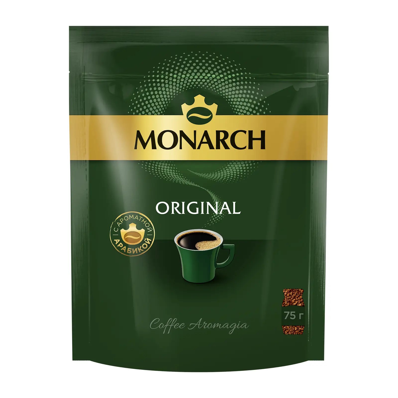 КОФЕ ЯКОБС МОНАРХ 75ГР ПАКЕТ
