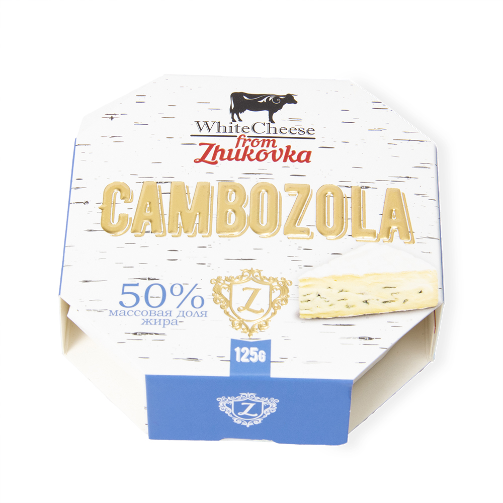 БЗМЖ СЫР КАМБОЦОЛА WHITE CHEESE FROM ZHUKOVKA 50% 125ГР БЗМЖ СЫР КАМБОЦОЛА WHITE CHEESE FROM ZHUKOVKA 50% 125ГР