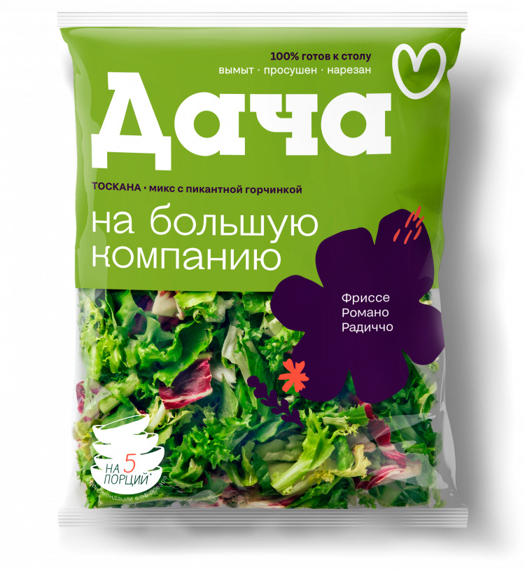 САЛАТ СМЕСЬ МИКС ТОСКАНА БЕЛАЯ ДАЧА 200ГР