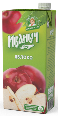 НЕКТАР ИВАНЫЧ 0,95Л ЯБЛОКО Т/П НЕКТАР ИВАНЫЧ 0,95Л ЯБЛОКО Т/П