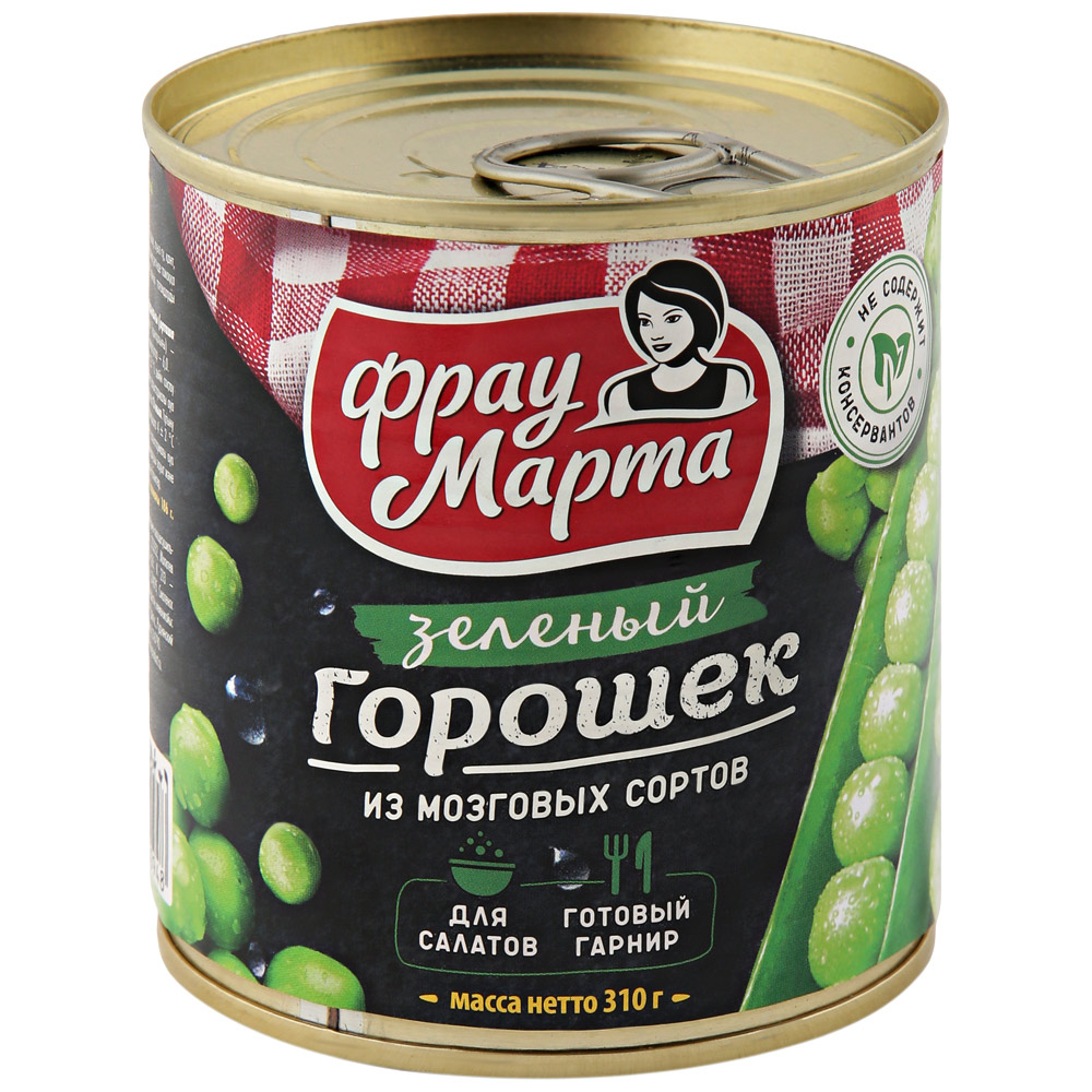 ГОРОШЕК ЗЕЛЕНЫЙ ФРАУ МАРТА 310МЛ