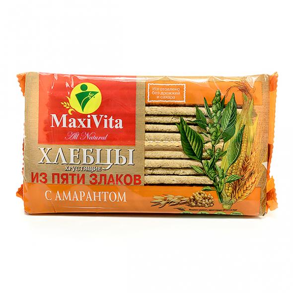 ХЛЕБЦЫ ХРУСТЯЩИЕ МАКСИВИТА С АМАРАНТОМ 150ГР