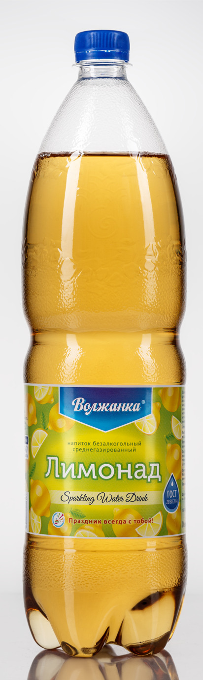 НАПИТОК ВОЛЖАНКА ЛИМОНАД 1,5Л ПЭТ