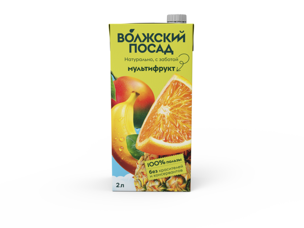 НЕКТАР ВОЛЖСКИЙ ПОСАД 2Л МУЛЬТИФРУКТ