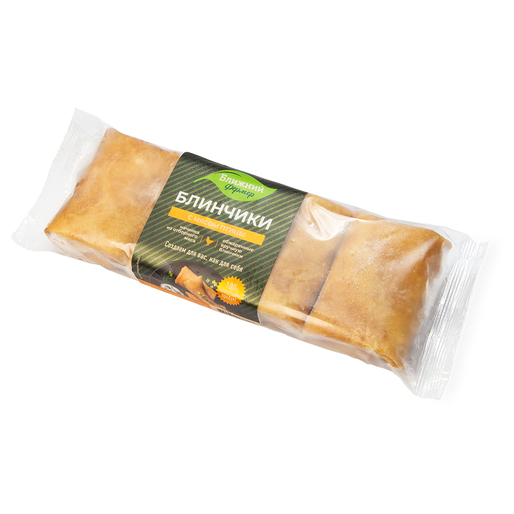 БЛИНЫ С МЯСОМ ПТИЦЫ БЛИЖНИЙ ФЕРМЕР 260ГР