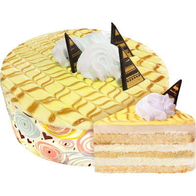 ТОРТ БКК БАНАН КАРАМЕЛЬ 600ГР