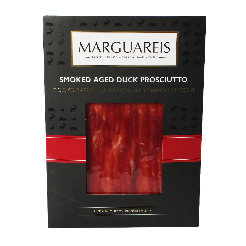 ХАМОН ПОДКОПЧЕНЫЙ ИЗ УТИНОЙ ГРУДКИ 60ГР НАРЕЗКА