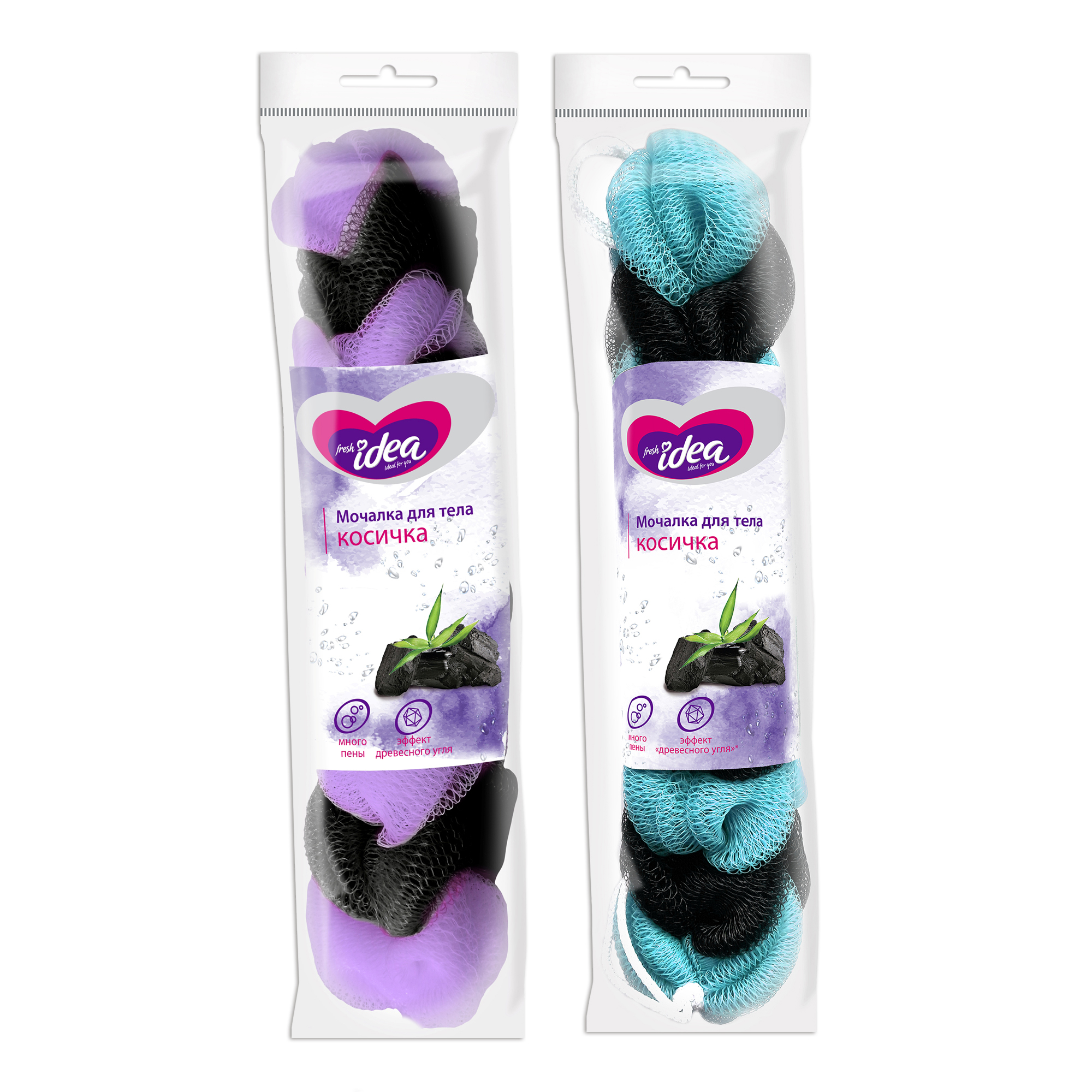 МОЧАЛКА ДЛЯ ТЕЛА ФРЕШ ИДЕА КОСИЧКА 1ШТ