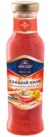 СОУС ЧИЛИ СЛАДКИЙ SWEET CHILI  СЕН СОЙ СТ/ Б 320Г