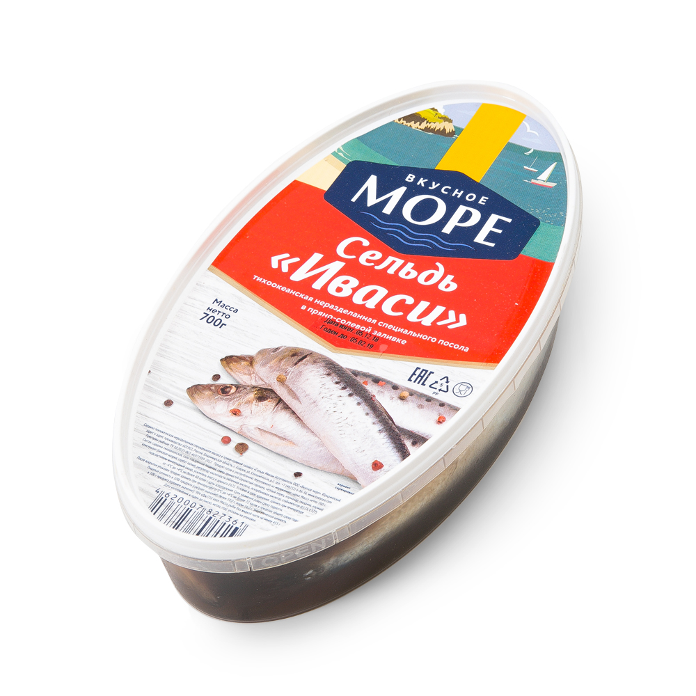 СЕЛЬДЬ ТИХООКЕАН СЕЛЬДЬ ИВАСИ Н/Р С/П 700ГР