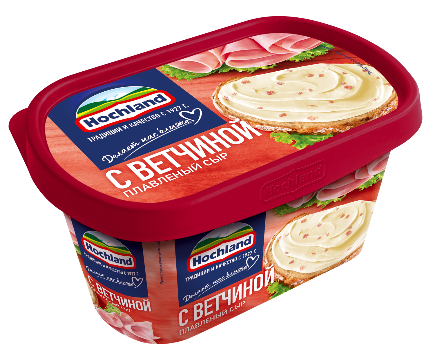 БЗМЖ СЫР ХОХЛАНД ПЛАВЛЕНЫЙ 400ГР ВАН ВЕТЧИНА