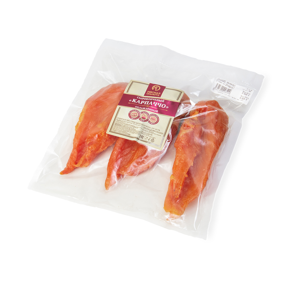 КАРПАЧО ИЗ КУРИЦЫ С/К ОХЛ МЯСНАЯ ГРАМОТА /ВЕС