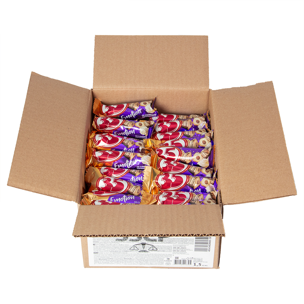 КОНФЕТЫ ЭССЕН 35 СЛИВОЧНАЯ НАЧИНКА /ВЕС/