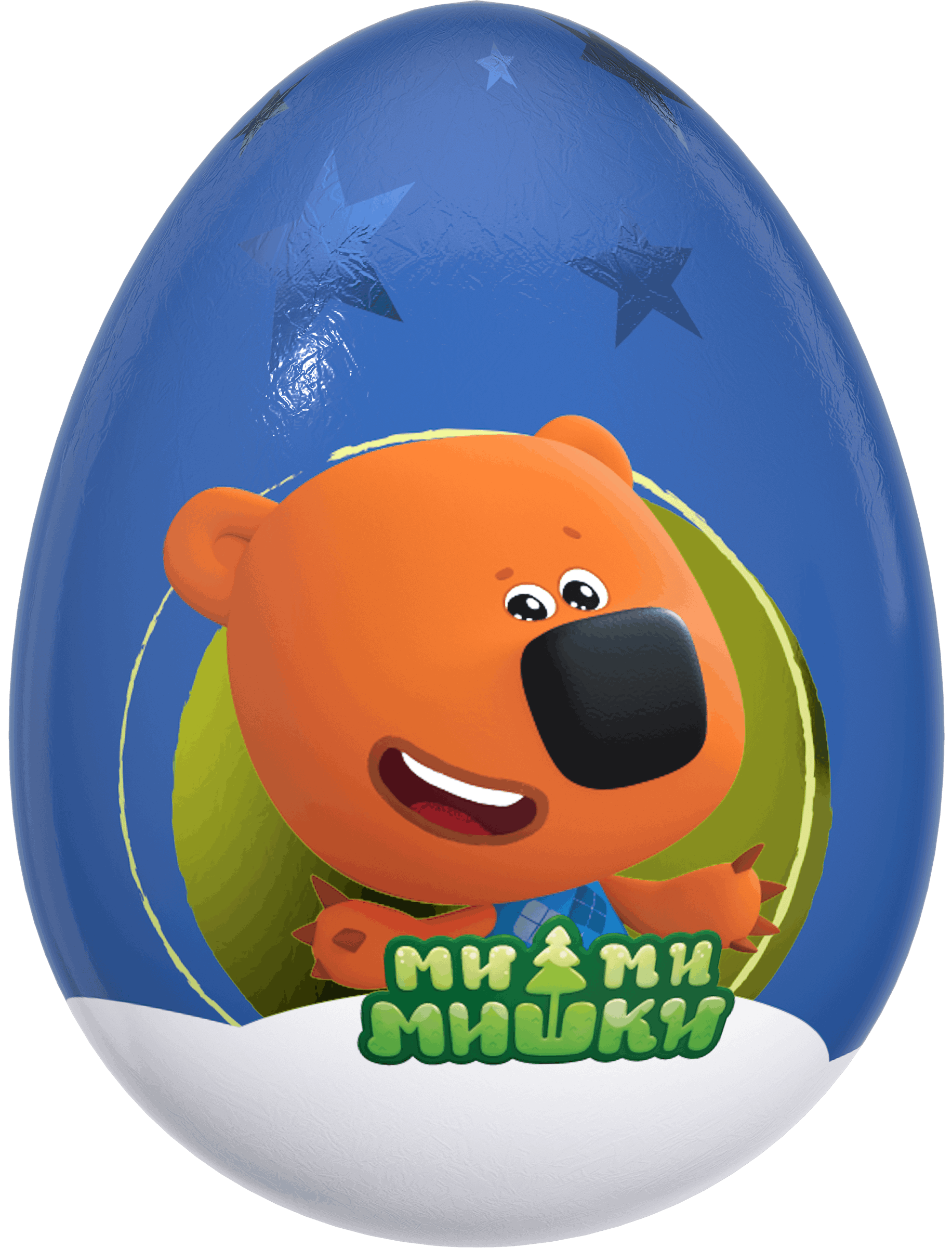 ЯЙЦО ИЗ ГЛАЗУРИ С ПОДАРКОМ МИ-МИ-МИШКИ 20ГР