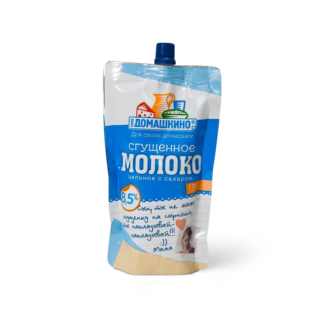 БЗМЖ МОЛОКО СГУЩЕННОЕ СЕЛО ДОМАШКИНО 8,5% 270ГР Д/П