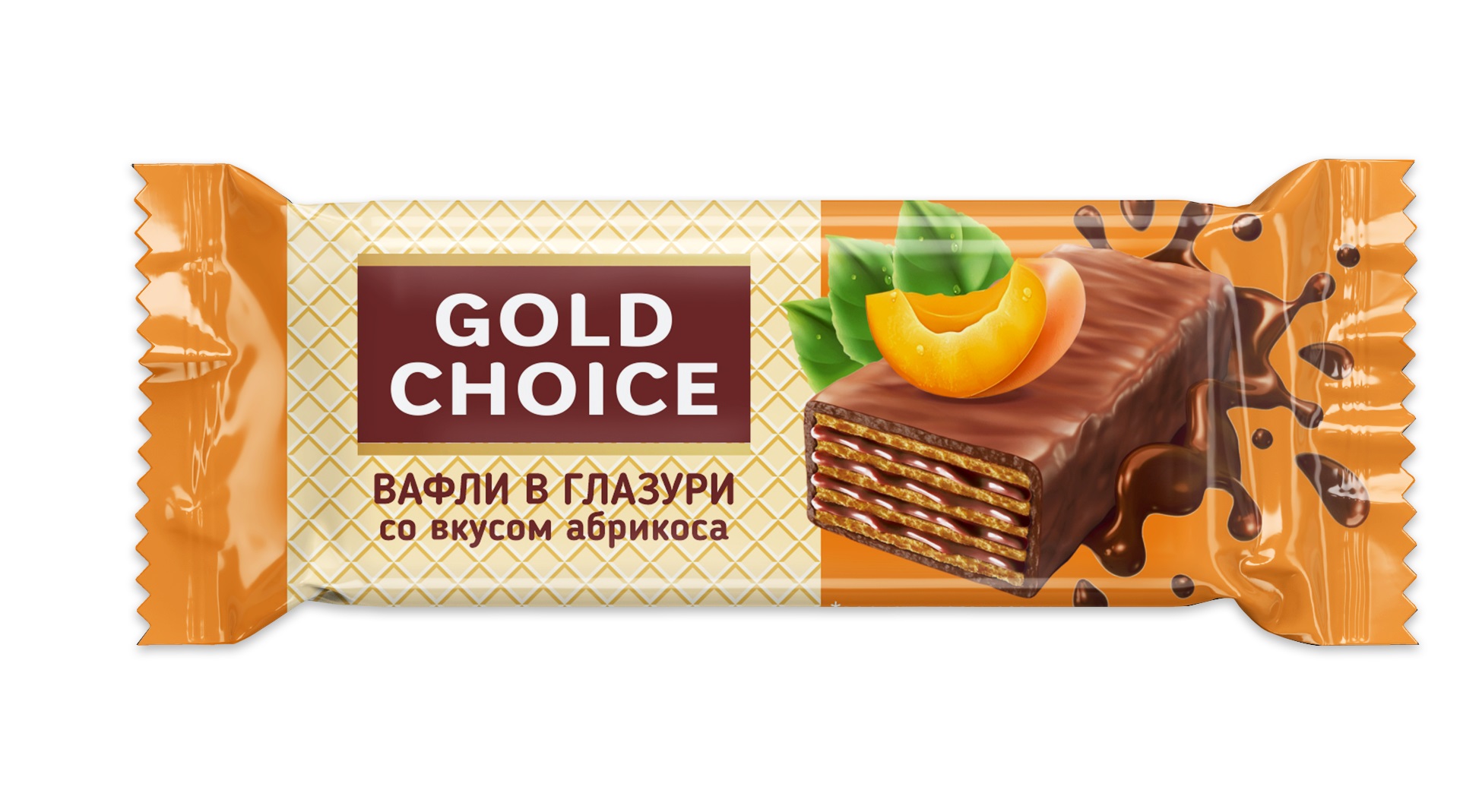 КОНФЕТЫ ВАФ ГОЛД ЧОЙС В ГЛАЗ КАКАО/АБРИКОС СЛАСТИ /ВЕС