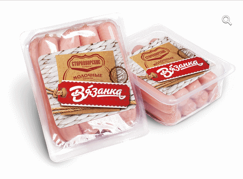 СОСИСКИ МОЛОЧНЫЕ МОЛОКУШИ ВЯЗАНКА СТАРОДВОРЬЕ /ВЕС