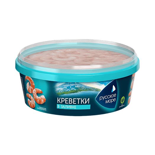 МЯСО КРЕВЕТКИ РУССКОЕ МОРЕ В ЗАЛИВКЕ 300ГР