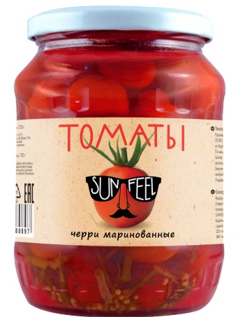 ТОМАТЫ ЧЕРРИ МАРИН САНФИЛ 720МЛ СТ/Б