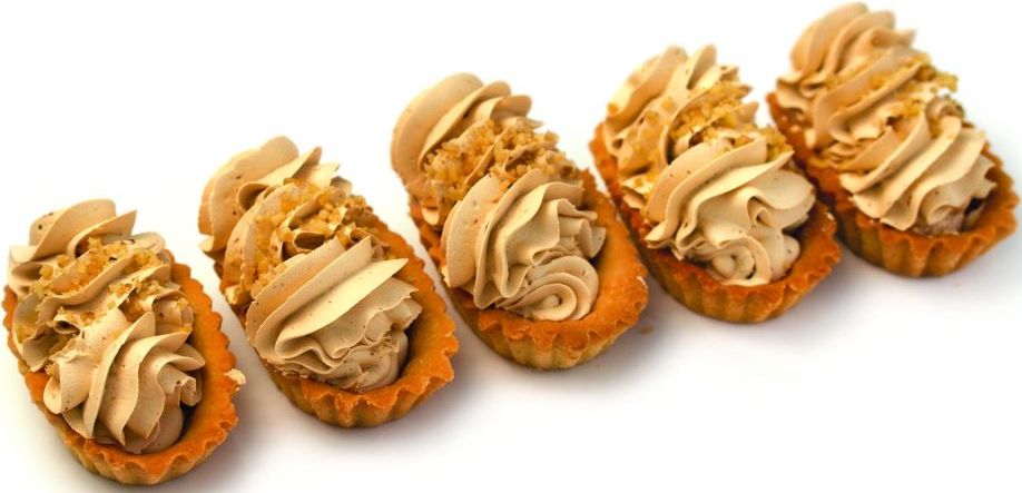 ПИРОЖНОЕ ЛИРОНАС КОРЗИНКА СО СГУЩ МОЛОКОМ И ОРЕХОМ 300ГР