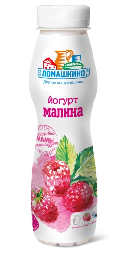 БЗМЖ ЙОГУРТ СЕЛО ДОМАШКИНО 2.0% МАЛИНА 270ГР ПЭТ