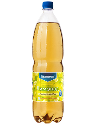 НАПИТОК ВОЛЖАНКА ЛИМОНАД 1,5Л ПЭТ