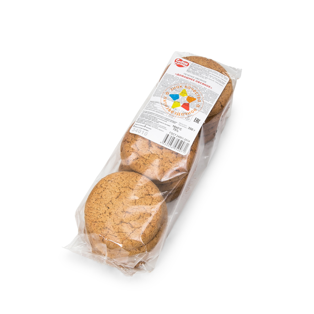 ПЕЧЕНЬЕ СС ДОМАШНЕЕ ОВСЯНОЕ 350ГР