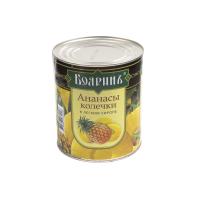АНАНАСЫ КОЛЬЦА БОЯРИНЪ 3100МЛ  (ВЕС 1650 Г)