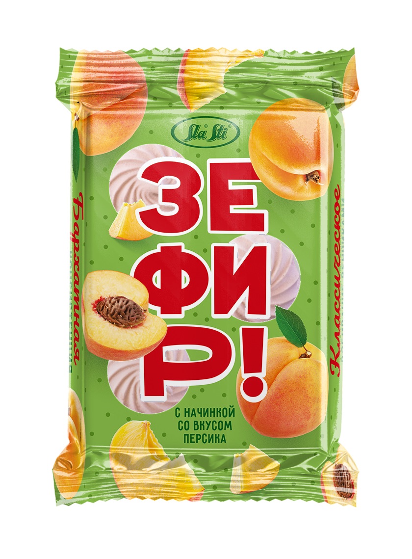 ЗЕФИР СЛАСТИ  СО ВКУСОМ ПЕРСИКА 320ГР