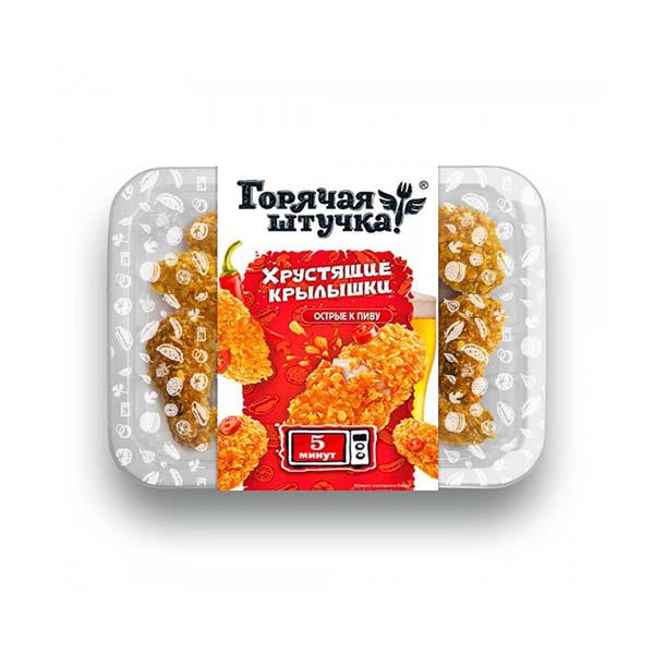 КРЫЛЫШКИ ГОРЯЧАЯ ШТУЧКА ОСТРЫЕ К ПИВУ 300ГР