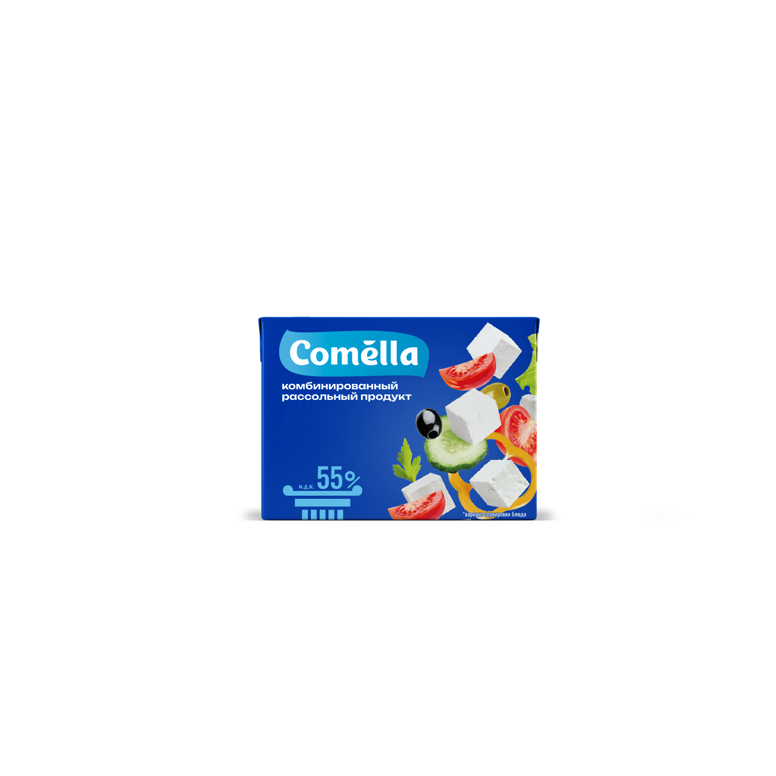 ПРОДУКТ РАССОЛЬНЫЙ COMELLA КОМБИНИРОВАННЫЙ М.Д.Ж. 55% Т/ПАК, 200ГР