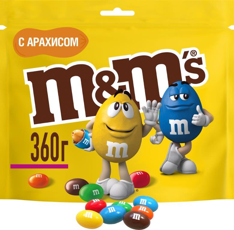 ДРАЖЕ М*М С АРАХИСОМ 360Г