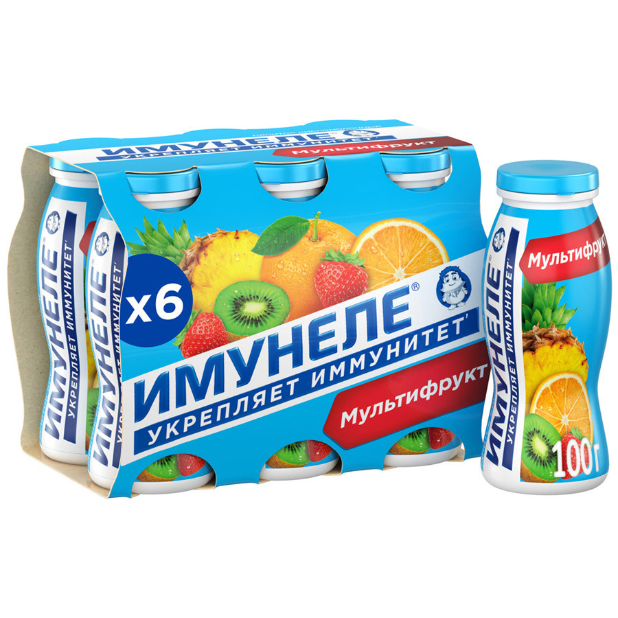 БЗМЖ НАПИТОК ИМУНЕЛЕ НЕО МУЛЬТИФРУКТ 100ГР
