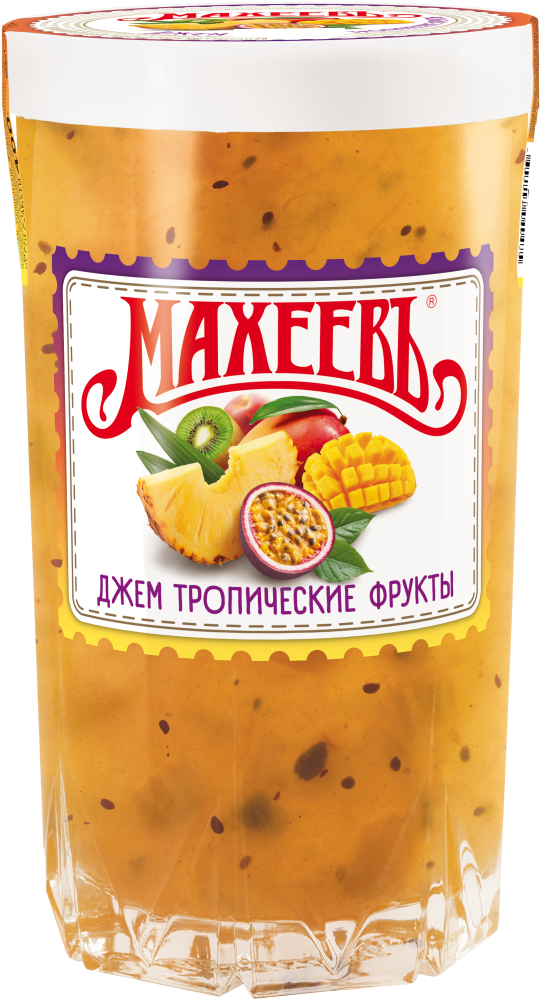 ДЖЕМ МАХЕЕВЪ ТРОПИЧЕСКИЕ ФРУКТЫ СТАК 400ГР