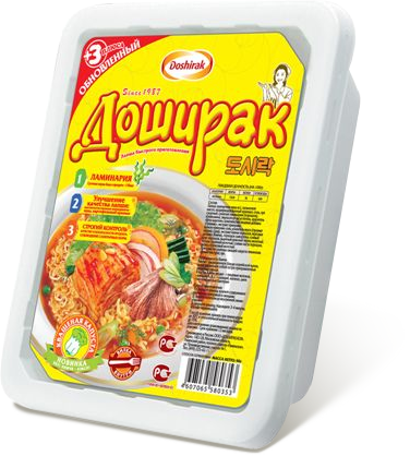 ЛАПША ДОШИРАК ВКУС КИМЧИ 90ГР