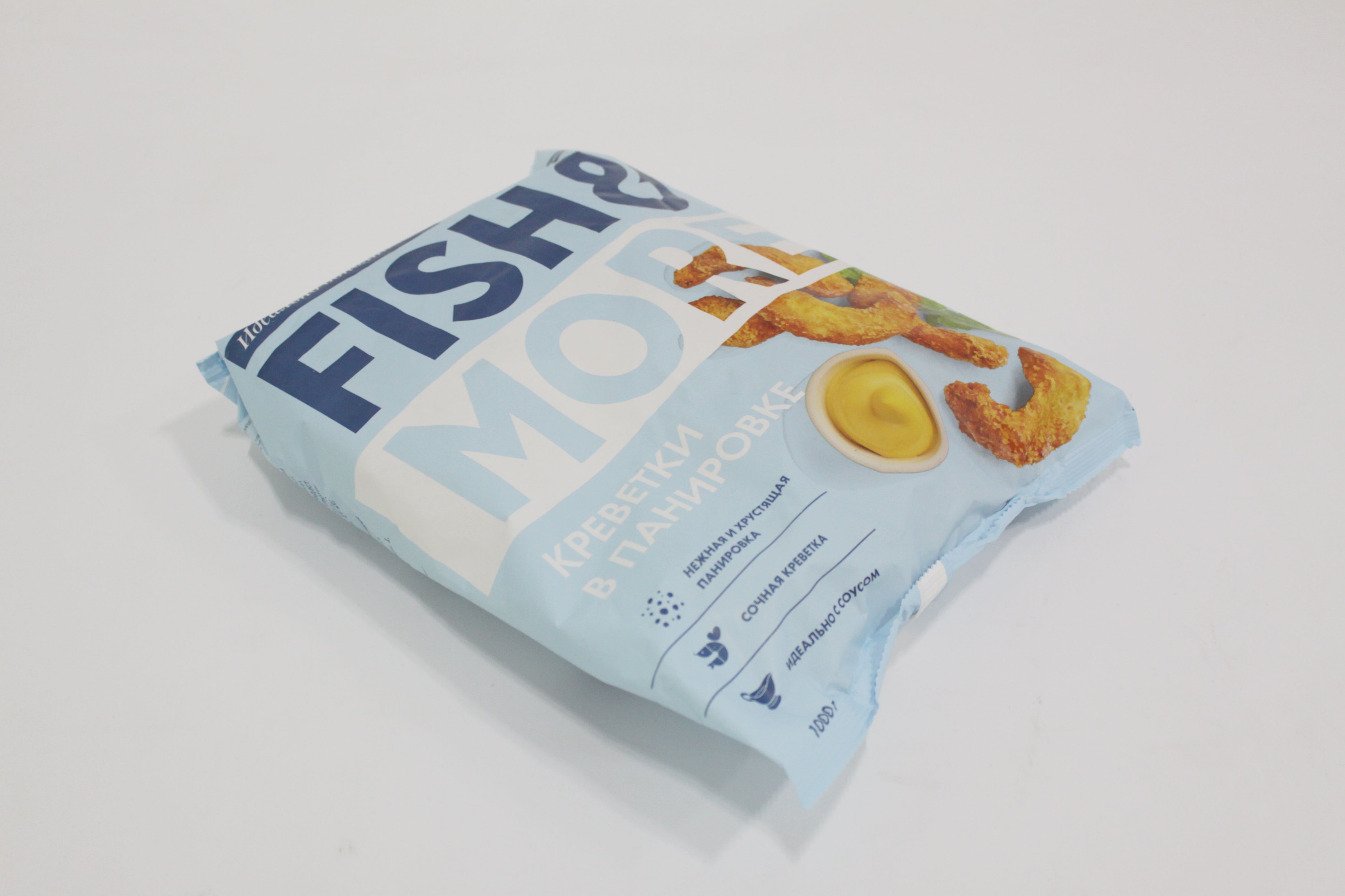 КРЕВЕТКА БЕЛОНОГАЯ FISH & MORE МАРИН В ПАНИРОВКЕ ОЧИЩ С/М 1 КГ