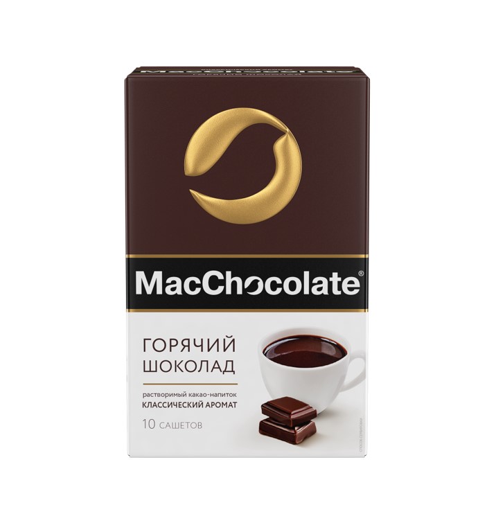 ГОРЯЧИЙ ШОКОЛАД MACCHOCOLATE РАСТВОР 20ГХ10ШТ ОПТ