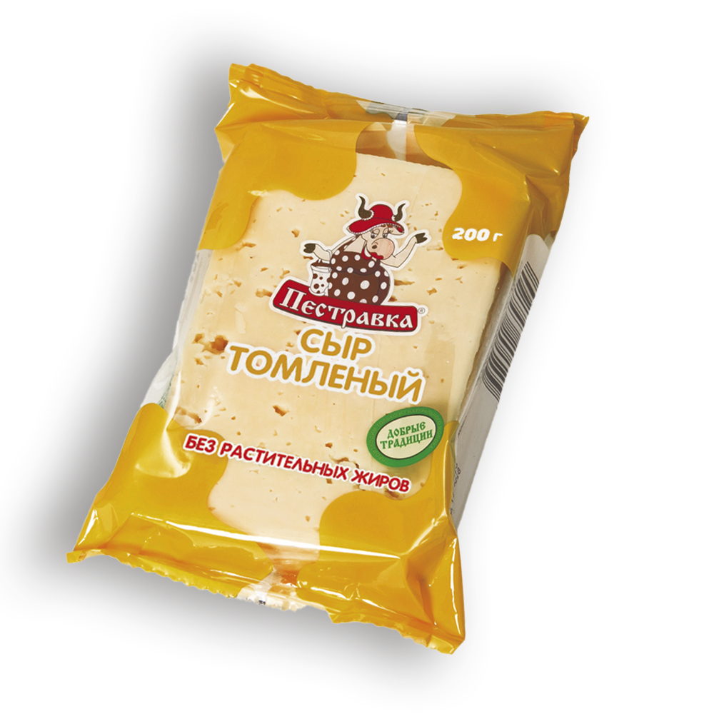 БЗМЖ СЫР ПЕСТРАВКА ТОМЛЕНЫЙ 50% 200ГР