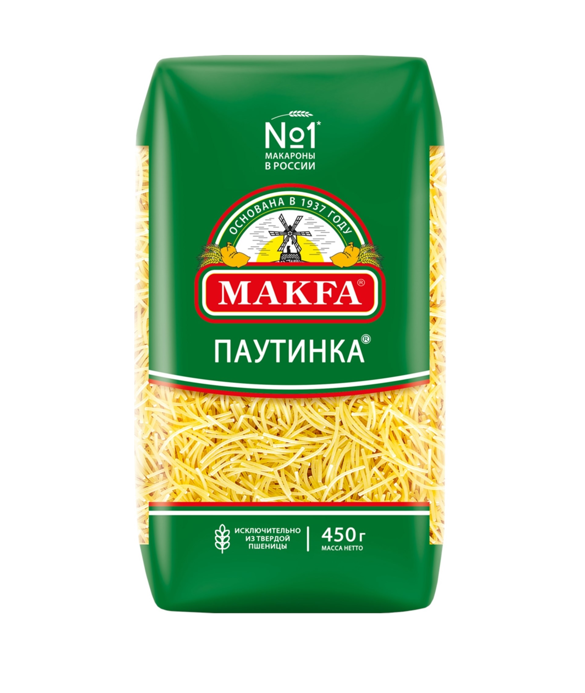 ВЕРМИШЕЛЬ ПАУТИНКА В/С МАКФА 400ГР