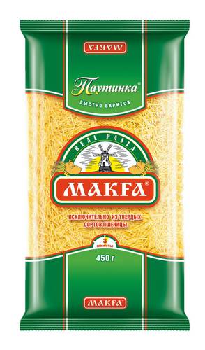 ВЕРМИШЕЛЬ ПАУТИНКА В/С МАКФА 400ГР