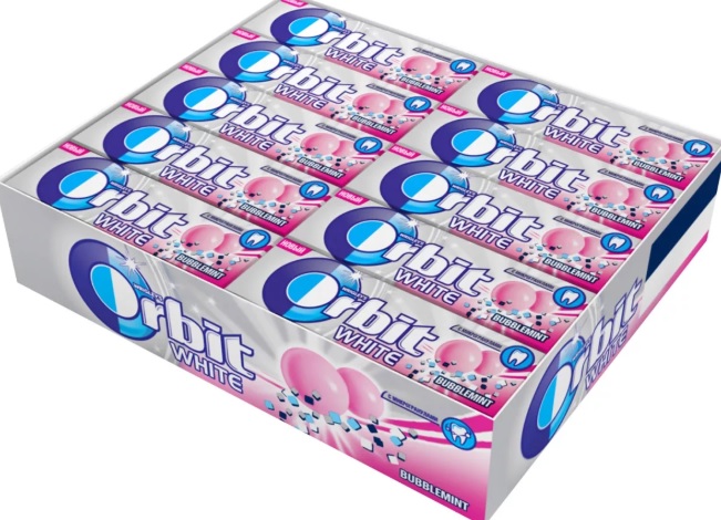 Ж/Р ОРБИТ БЕЛОСНЕЖНЫЙ БАБЛМИНТ 14ГР