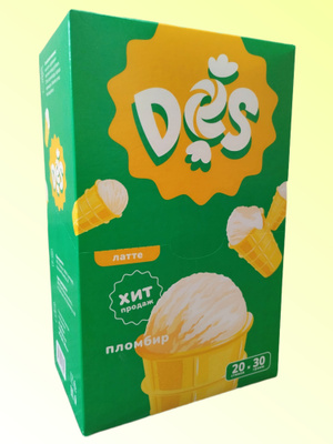 КОФЕЙНЫЙ НАПИТОК ЛАТТЕ ПЛОМБИР 30Г DES